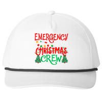 Emergency Room Christmas Crew Er Nurse Xmas Holiday Nursing Snapback Five-Panel Rope Hat