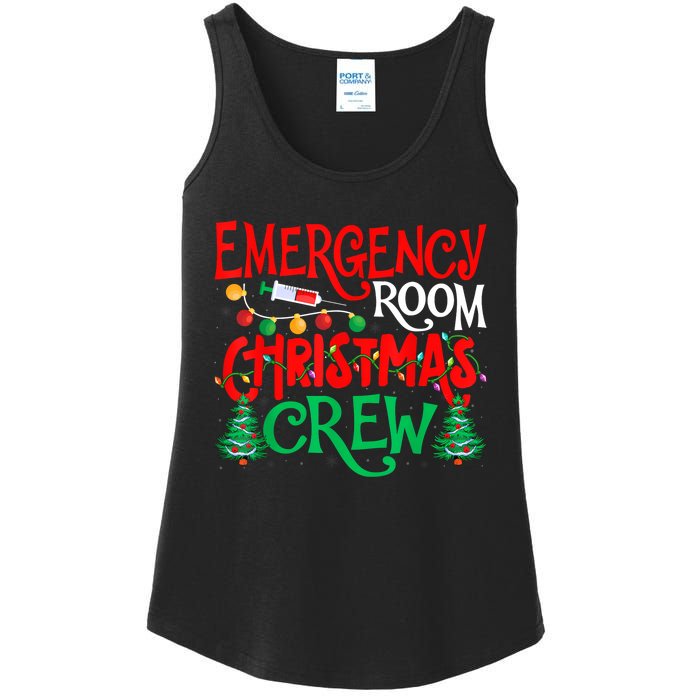 Emergency Room Christmas Crew Er Nurse Xmas Holiday Nursing Ladies Essential Tank