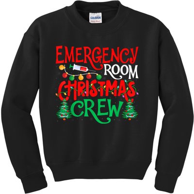 Emergency Room Christmas Crew Er Nurse Xmas Holiday Nursing Kids Sweatshirt