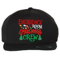 Emergency Room Christmas Crew Er Nurse Xmas Holiday Nursing Wool Snapback Cap