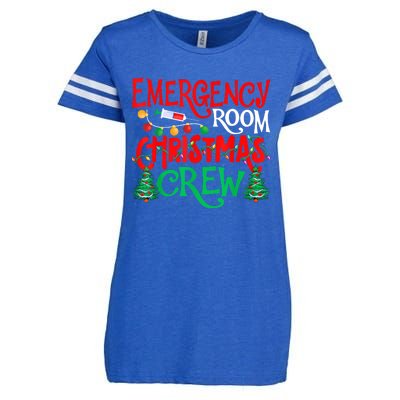 Emergency Room Christmas Crew Er Nurse Xmas Holiday Nursing Enza Ladies Jersey Football T-Shirt