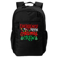 Emergency Room Christmas Crew Er Nurse Xmas Holiday Nursing Daily Commute Backpack