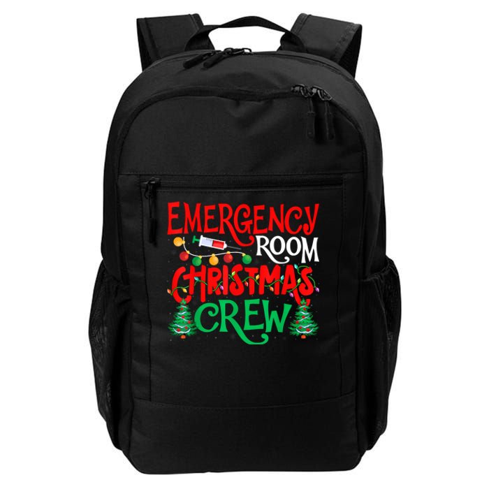 Emergency Room Christmas Crew Er Nurse Xmas Holiday Nursing Daily Commute Backpack