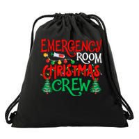 Emergency Room Christmas Crew Er Nurse Xmas Holiday Nursing Drawstring Bag