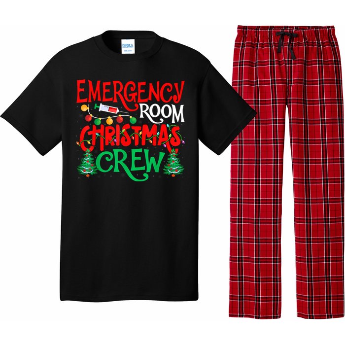 Emergency Room Christmas Crew Er Nurse Xmas Holiday Nursing Pajama Set