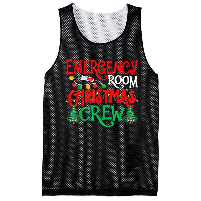 Emergency Room Christmas Crew Er Nurse Xmas Holiday Nursing Mesh Reversible Basketball Jersey Tank