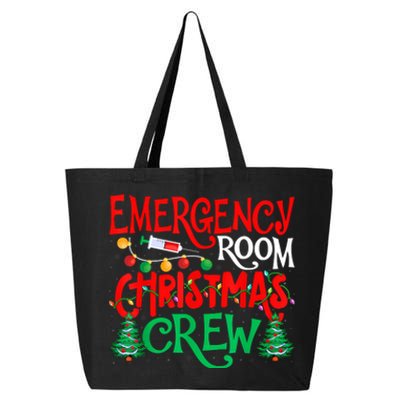 Emergency Room Christmas Crew Er Nurse Xmas Holiday Nursing 25L Jumbo Tote