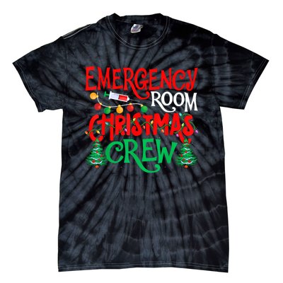 Emergency Room Christmas Crew Er Nurse Xmas Holiday Nursing Tie-Dye T-Shirt