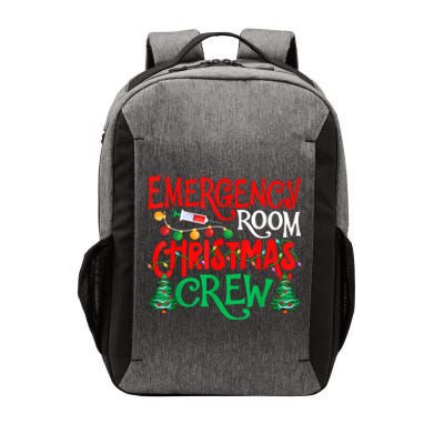 Emergency Room Christmas Crew Er Nurse Xmas Holiday Nursing Vector Backpack