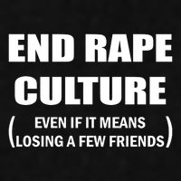 End Rape Culture Even If It Means Losing A Few Friends Ladies PosiCharge Tri-Blend Wicking Tank