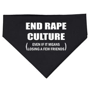 End Rape Culture Even If It Means Losing A Few Friends USA-Made Doggie Bandana