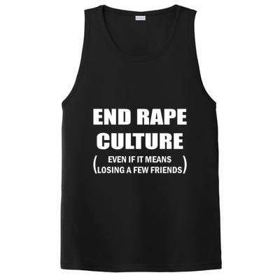 End Rape Culture Even If It Means Losing A Few Friends PosiCharge Competitor Tank