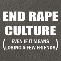 End Rape Culture Even If It Means Losing A Few Friends Cotton Canvas Backpack