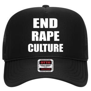 End Rape Culture High Crown Mesh Back Trucker Hat