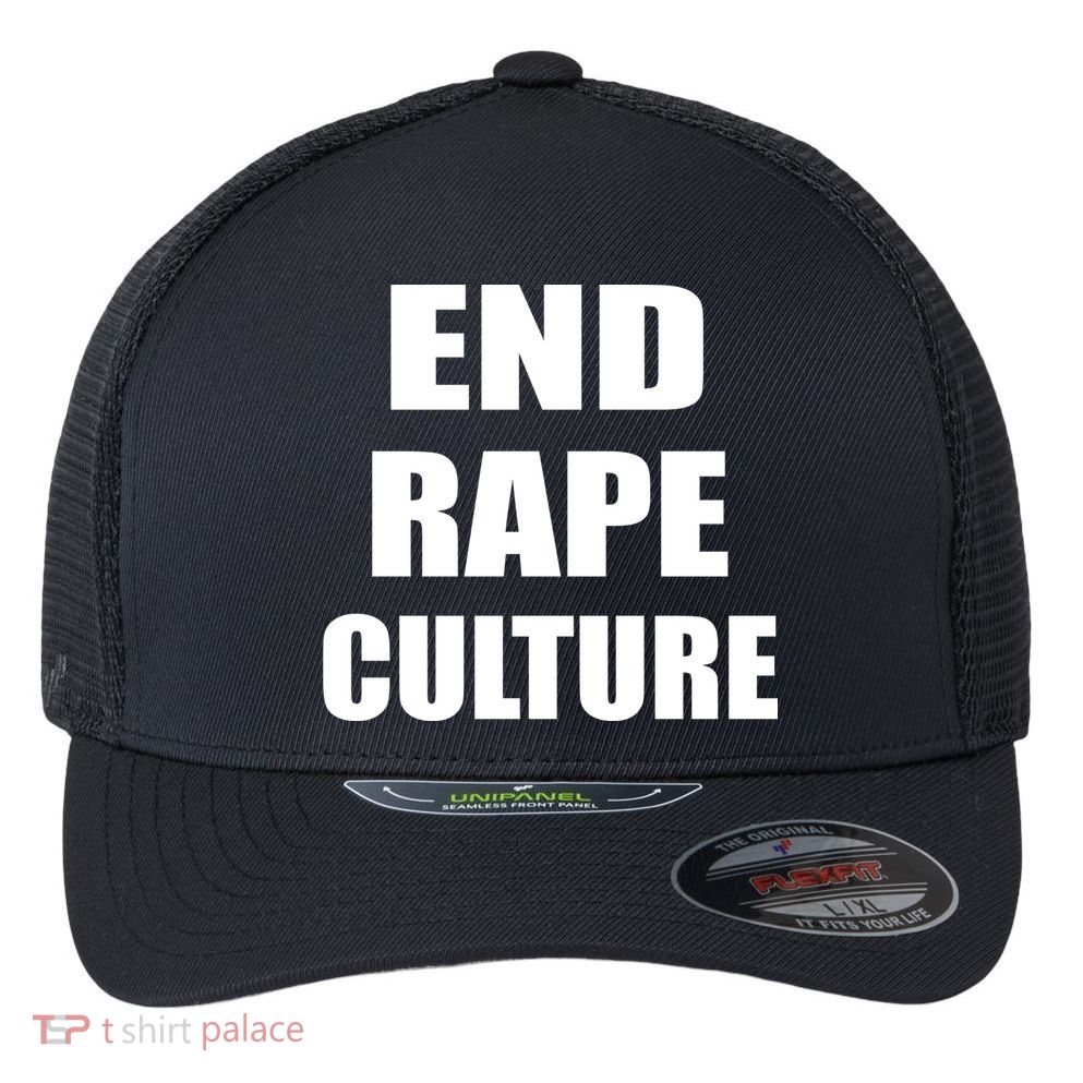 End Rape Culture Flexfit Unipanel Trucker Cap
