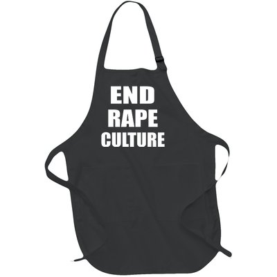 End Rape Culture Full-Length Apron With Pockets