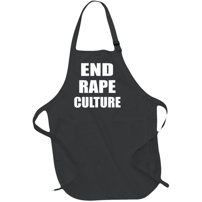 End Rape Culture Full-Length Apron With Pockets