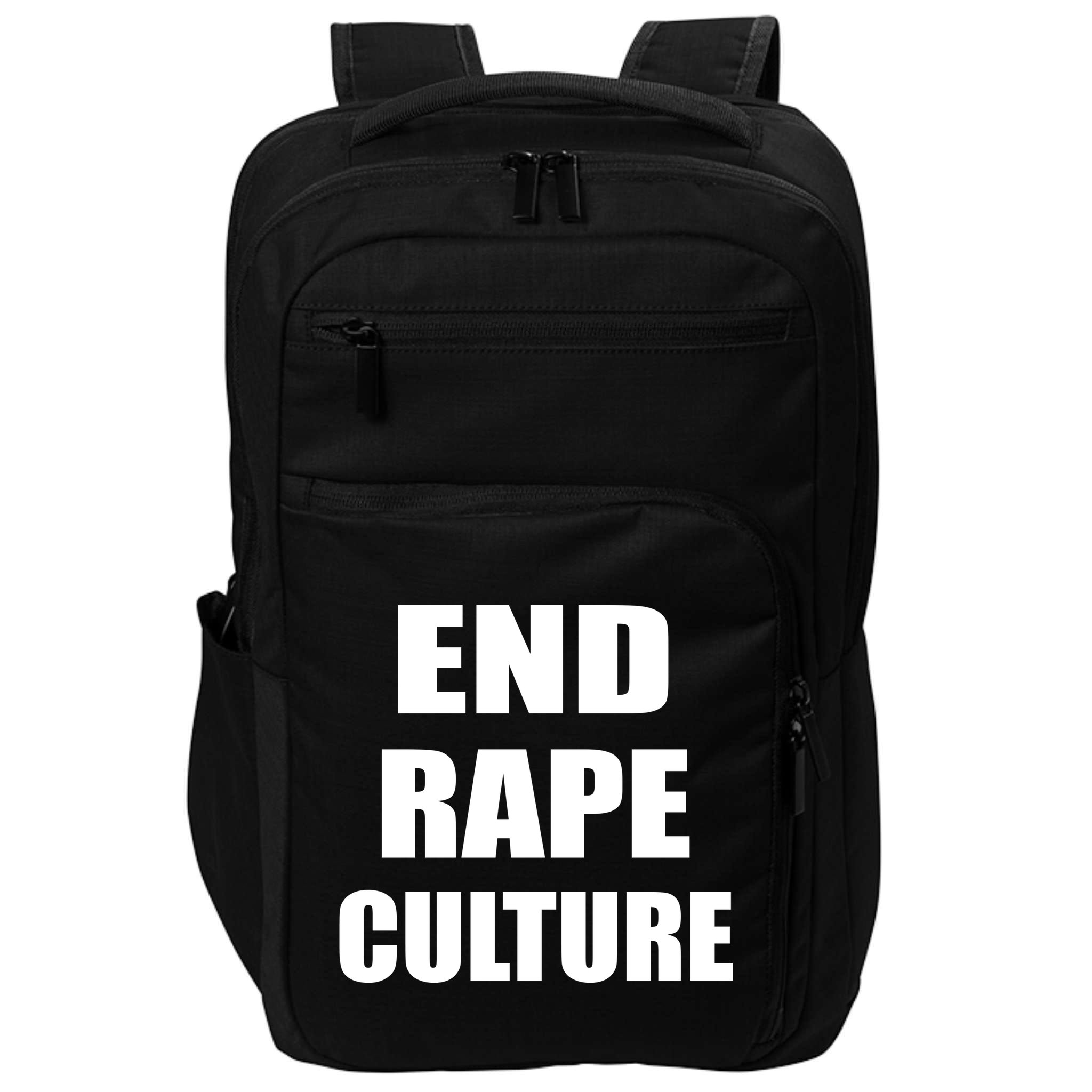 End Rape Culture Impact Tech Backpack