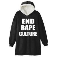 End Rape Culture Hooded Wearable Blanket