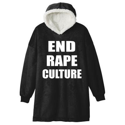 End Rape Culture Hooded Wearable Blanket