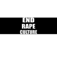 End Rape Culture Bumper Sticker