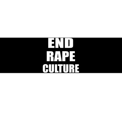 End Rape Culture Bumper Sticker