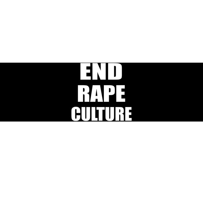 End Rape Culture Bumper Sticker