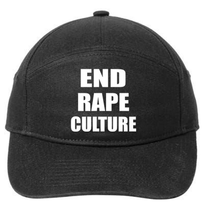 End Rape Culture 7-Panel Snapback Hat