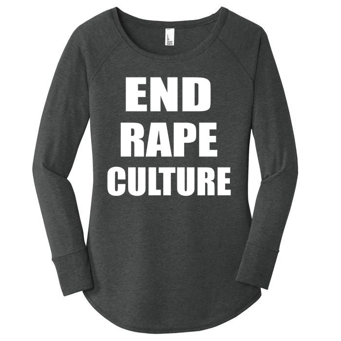 End Rape Culture Women's Perfect Tri Tunic Long Sleeve Shirt