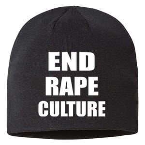 End Rape Culture Sustainable Beanie