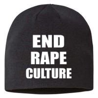 End Rape Culture Sustainable Beanie