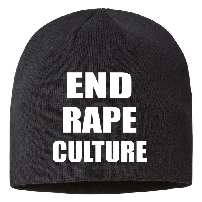 End Rape Culture Sustainable Beanie