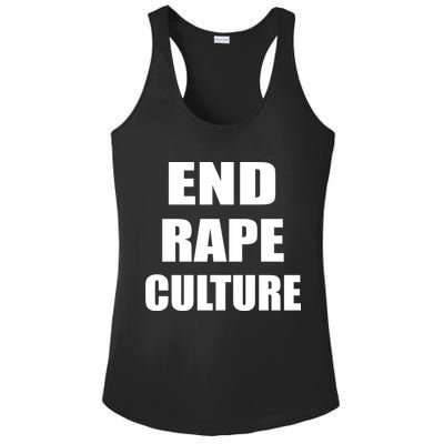 End Rape Culture Ladies PosiCharge Competitor Racerback Tank