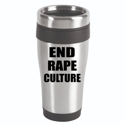 End Rape Culture 16oz Travel Tumbler