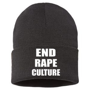 End Rape Culture Sustainable Knit Beanie