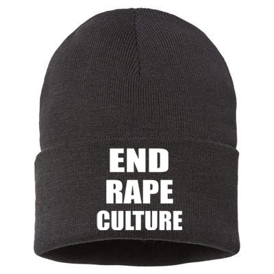 End Rape Culture Sustainable Knit Beanie