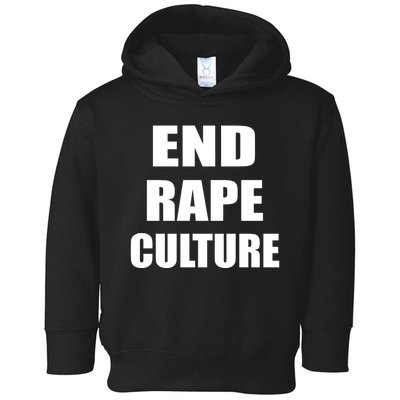 End Rape Culture Toddler Hoodie