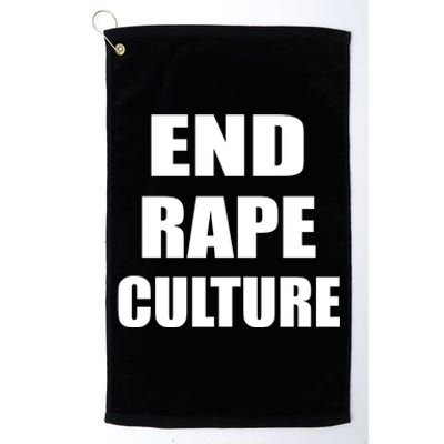 End Rape Culture Platinum Collection Golf Towel