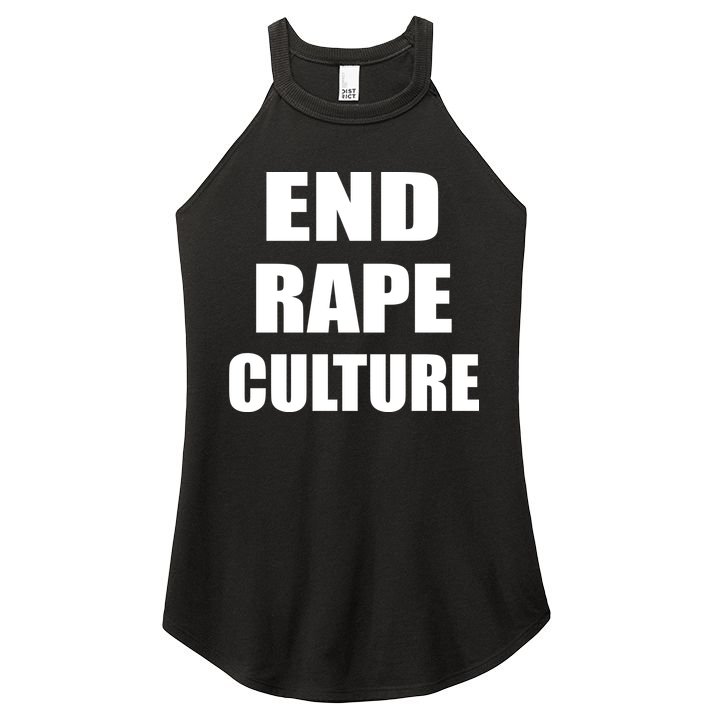 End Rape Culture Women's Perfect Tri Rocker Tank