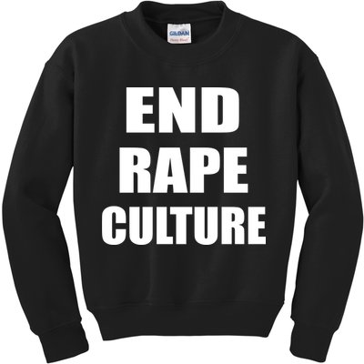 End Rape Culture Kids Sweatshirt