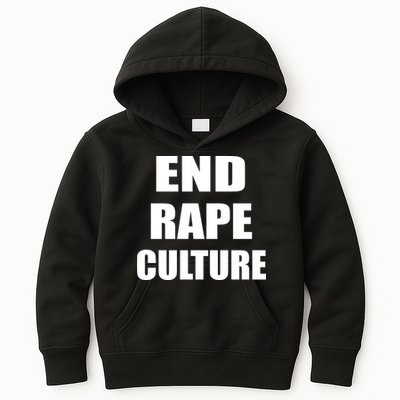 End Rape Culture Kids Hoodie
