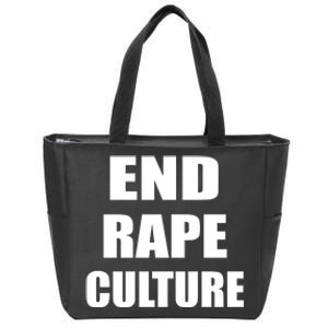 End Rape Culture Zip Tote Bag