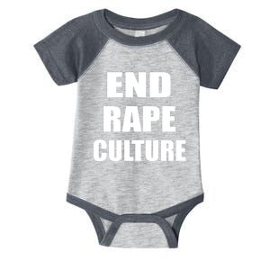 End Rape Culture Infant Baby Jersey Bodysuit