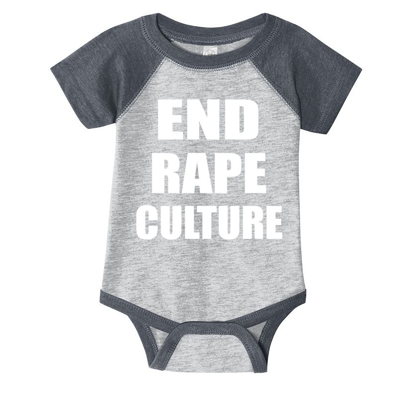 End Rape Culture Infant Baby Jersey Bodysuit