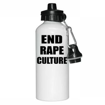 End Rape Culture Aluminum Water Bottle