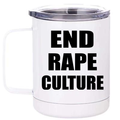 End Rape Culture 12 oz Stainless Steel Tumbler Cup