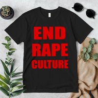 End Rape Culture Red Imprint Premium T-Shirt