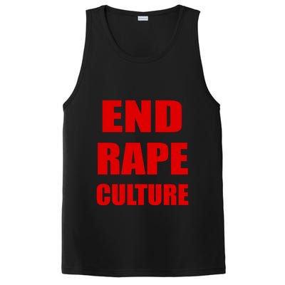End Rape Culture Red Imprint PosiCharge Competitor Tank
