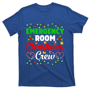 Emergency Room Christmas Crew Xmas Nurse Icu Funny Nursing Gift T-Shirt