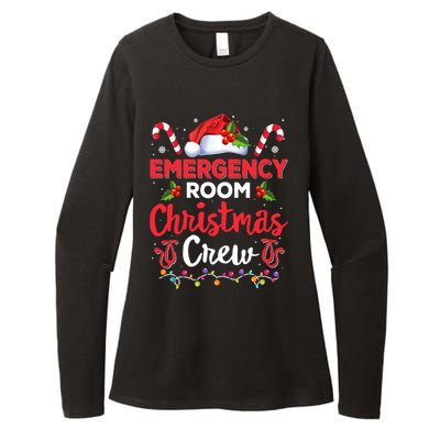 Emergency Room Christmas Crew Funny Christmas Nurse Crew Er Funny Gift Womens CVC Long Sleeve Shirt